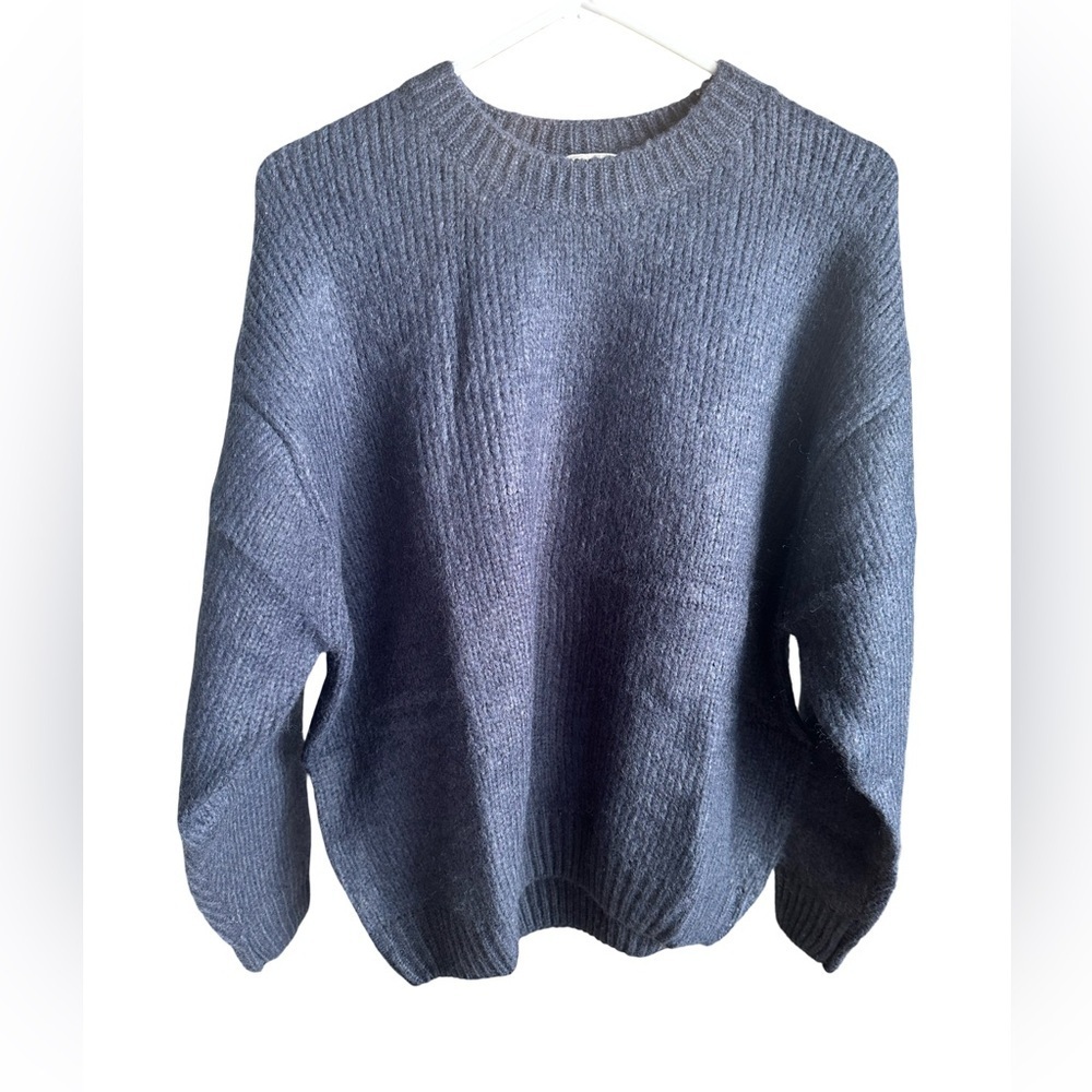 Eme Studios NWT Badge Navy Sweater ‘WE DIDN’T TELL YOU BUT WE KNEW’ Size S - Picture 3 of 7
